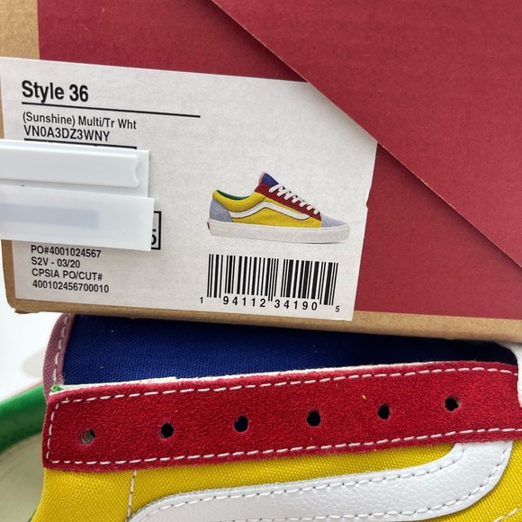 Vans WMNS Style 36 (Sunshine) Multi/True White Sneakers
VN0A3DZ3WNY - Picture 16 of 16